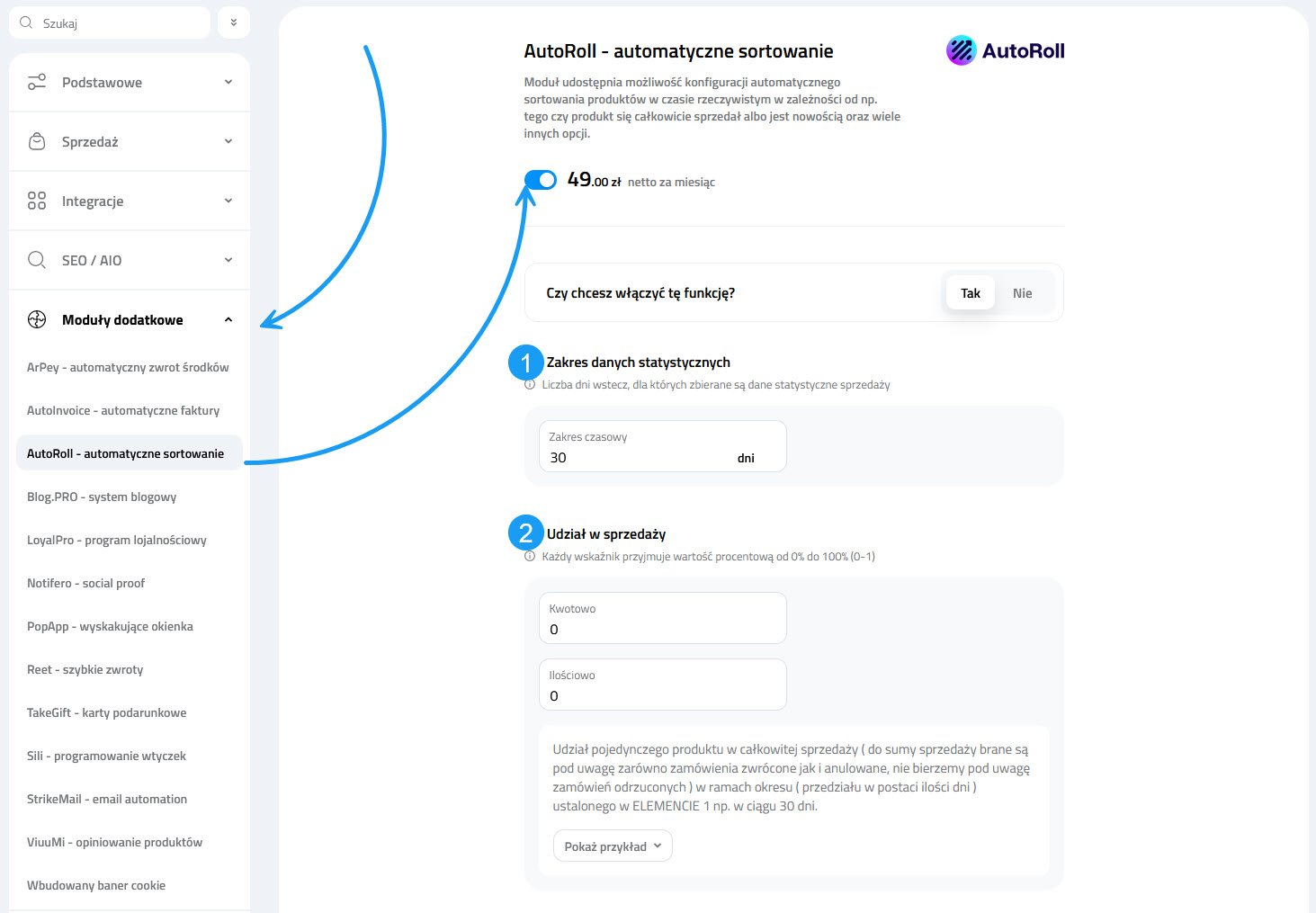 Selesto - automatyczne sortowanie na listach