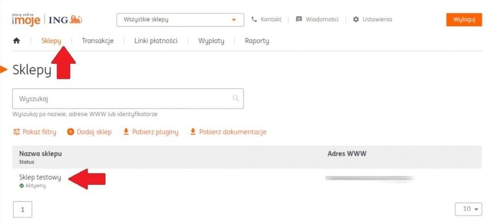 Selesto - panel klienta imoje