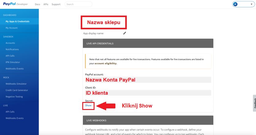 Selesto - kreator aplikacji PayPal